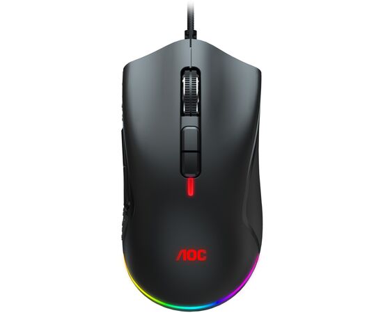Мышка AOC GM530 RGB PMW3389 Kailh switch USB Black (GM530B), изображение 3 Мышка AOC GM530 RGB PMW3389 Kailh switch USB Black (GM530B), изображение 3