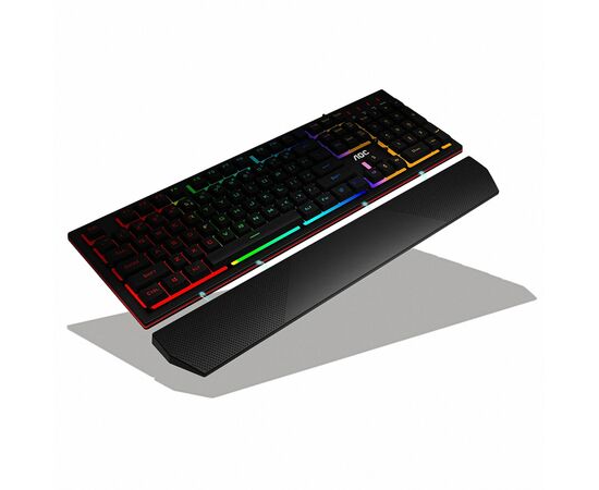 Клавиатура AOC GK200 Rainbow LED USB Black (GK200D32R), изображение 5 Клавиатура AOC GK200 Rainbow LED USB Black (GK200D32R), изображение 5