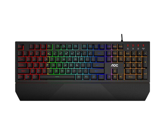Клавіатура AOC GK200 Rainbow LED USB Black (GK200D32R)