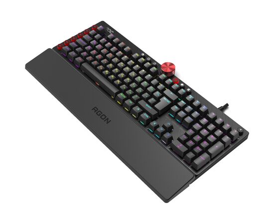 Клавиатура AOC AGK700 RGB Cherry MX Red USB Black (AGK700DR2R), изображение 4 Клавиатура AOC AGK700 RGB Cherry MX Red USB Black (AGK700DR2R), изображение 4
