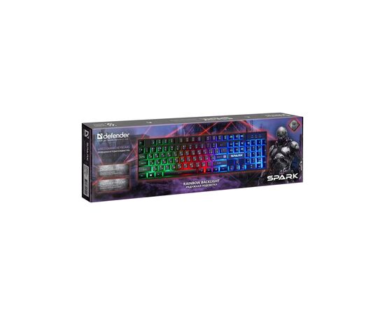 Клавіатура Defender Spark GK-300L USB UA Black (45302), зображення 7 Клавіатура Defender Spark GK-300L USB UA Black (45302), зображення 7
