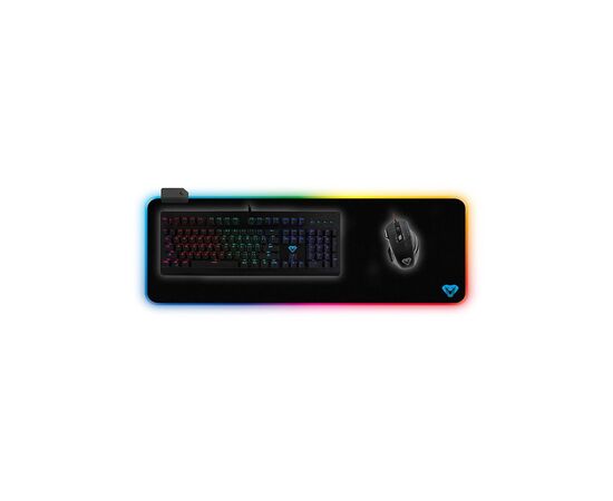 Коврик для мышки Media-Tech RGB Gaming Mat Black (MT262), изображение 2 Коврик для мышки Media-Tech RGB Gaming Mat Black (MT262), изображение 2
