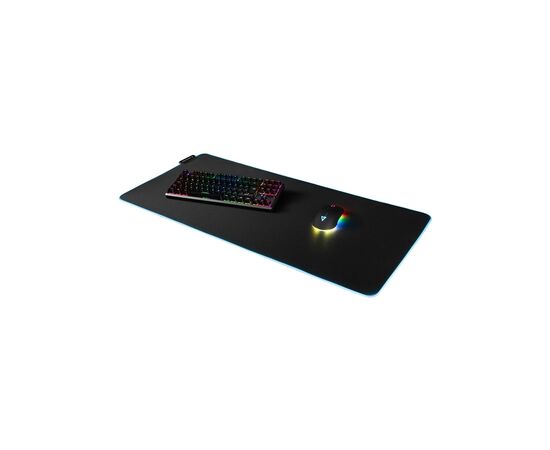 Коврик для мышки Modecom Volcano Aira RGB Control Black (PMK-MC-VOLCANO-AIRA-RGB), изображение 3 Коврик для мышки Modecom Volcano Aira RGB Control Black (PMK-MC-VOLCANO-AIRA-RGB), изображение 3