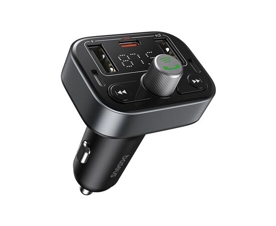 FM модулятор Baseus S-09 Lite Series Black (C10762300113-00), изображение 2 FM модулятор Baseus S-09 Lite Series Black (C10762300113-00), изображение 2