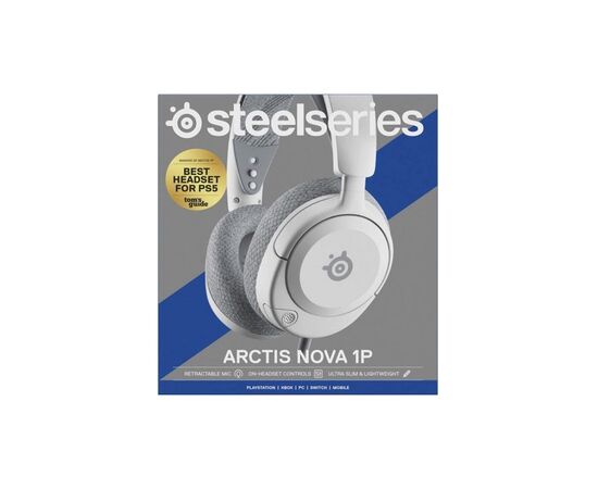 Наушники SteelSeries Arctis Nova 1P White (61612), изображение 10 Наушники SteelSeries Arctis Nova 1P White (61612), изображение 10