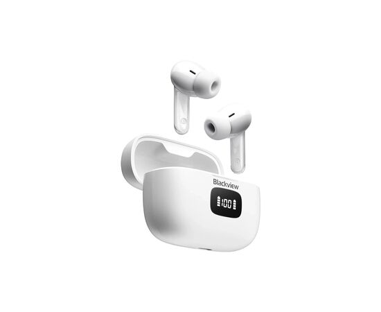 Наушники Blackview TWS AirBuds 8 White (6931548315971), изображение 2 Наушники Blackview TWS AirBuds 8 White (6931548315971), изображение 2