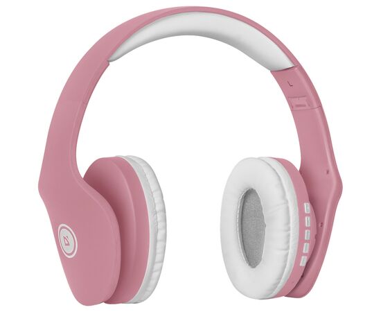 Наушники Defender FreeMotion B525 Bluetooth Pink-White (63528), изображение 2 Наушники Defender FreeMotion B525 Bluetooth Pink-White (63528), изображение 2