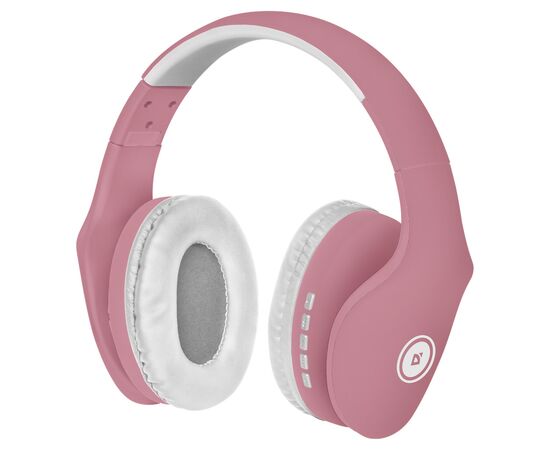 Наушники Defender FreeMotion B525 Bluetooth Pink-White (63528), изображение 3 Наушники Defender FreeMotion B525 Bluetooth Pink-White (63528), изображение 3