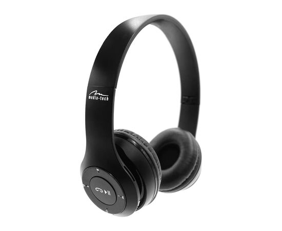 Наушники Media-Tech Epsilion Bluetooth Black (MT3591), изображение 2 Наушники Media-Tech Epsilion Bluetooth Black (MT3591), изображение 2