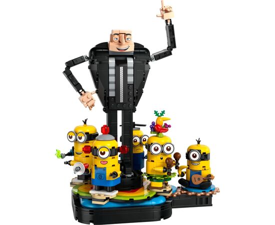 Конструктор LEGO Нікчемний я 4 Гру й посіпаки з кубиків 839 деталей (75582), зображення 2 Конструктор LEGO Нікчемний я 4 Гру й посіпаки з кубиків 839 деталей (75582), зображення 2