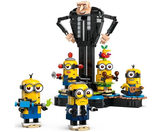 Конструктор LEGO Нікчемний я 4 Гру й посіпаки з кубиків 839 деталей (75582), зображення 3 Конструктор LEGO Нікчемний я 4 Гру й посіпаки з кубиків 839 деталей (75582), зображення 3