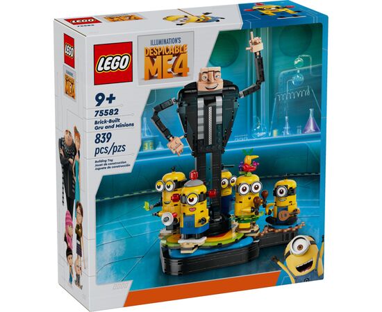 Конструктор LEGO Нікчемний я 4 Гру й посіпаки з кубиків 839 деталей (75582)
