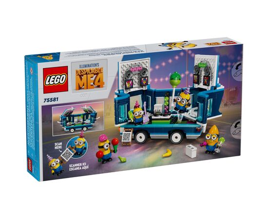 Конструктор LEGO Ничтожный я 4 Музыкальный автобус для вечеринок Посипак 379 деталей (75581), изображение 8 Конструктор LEGO Ничтожный я 4 Музыкальный автобус для вечеринок Посипак 379 деталей (75581), изображение 8