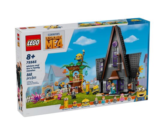 Конструктор LEGO Ничтожное я 4 Семейное имение Игру и муртадов 868 деталей (75583)