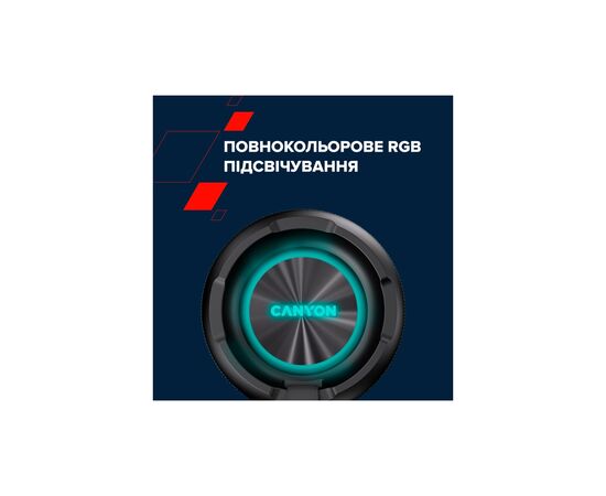 Акустична система Canyon OnMove 15 EQ TWS IPX6 Dark Blue (CNE-CBTSP15BK), зображення 10 Акустична система Canyon OnMove 15 EQ TWS IPX6 Dark Blue (CNE-CBTSP15BK), зображення 10