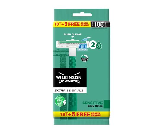 Бритва Wilkinson Sword Extra 2 Sensitive 10+5 шт. (4027800348503)
