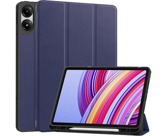 Чехол для планшета BeCover Flexible TPU Mate Xiaomi Poco Pad 12.1" Deep Blue (711583), изображение 2 Чехол для планшета BeCover Flexible TPU Mate Xiaomi Poco Pad 12.1" Deep Blue (711583), изображение 2