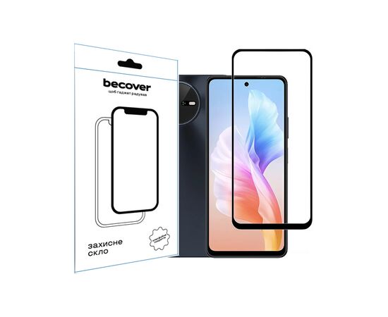 Стекло защитное BeCover Oscal Tiger 12 6.78" Black (711579)