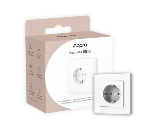 Умная розетка Aqara WP-P01D, изображение 5 Умная розетка Aqara WP-P01D, изображение 5