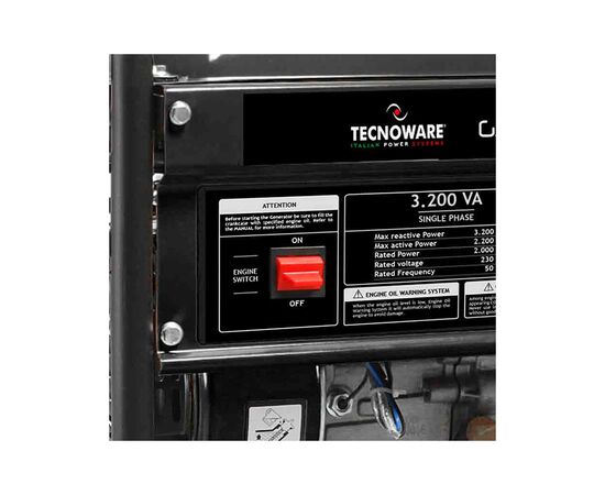 Генератор TECNOWARE FGE3200M 2.2kW, ручной старт (FGE3200M), изображение 6 Генератор TECNOWARE FGE3200M 2.2kW, ручной старт (FGE3200M), изображение 6