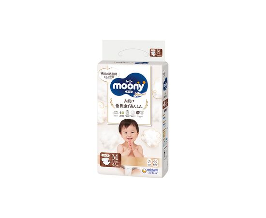 Подгузники Moony Natural M 6-11 кг, 46 шт (4903111241439)