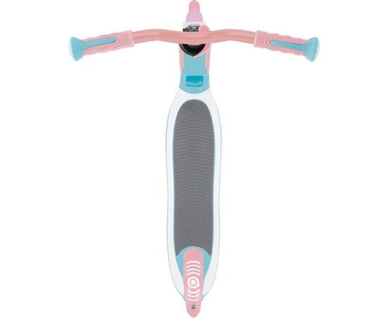 Самокат Globber Flow Foldable 125 до 100 кг 6+ 2 колеса Голубовато-розовый (473-707), изображение 4 Самокат Globber Flow Foldable 125 до 100 кг 6+ 2 колеса Голубовато-розовый (473-707), изображение 4