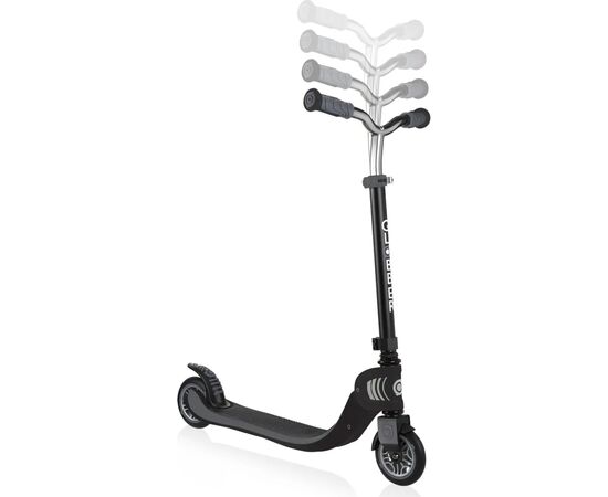 Самокат Globber Flow Foldable 125 до 100 кг 6+ 2 колеса Черно-серый (473-120), изображение 6 Самокат Globber Flow Foldable 125 до 100 кг 6+ 2 колеса Черно-серый (473-120), изображение 6
