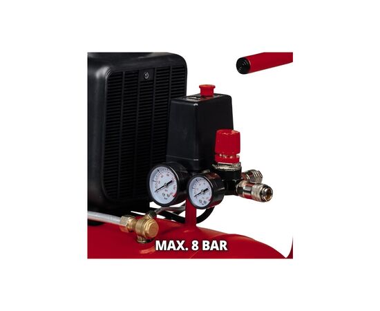 Компрессор Einhell TC-AC 270/50/8, масляный, 1800Вт, 50л, 270л/мин, 8бар. (4007360), изображение 6 Компрессор Einhell TC-AC 270/50/8, масляный, 1800Вт, 50л, 270л/мин, 8бар. (4007360), изображение 6