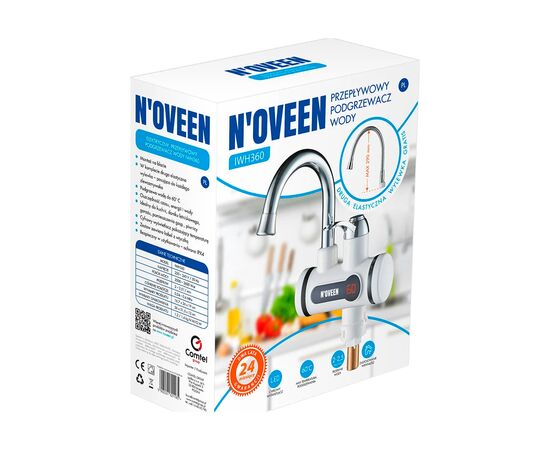 Проточный водонагреватель N'oveen IWH360, изображение 4 Проточный водонагреватель N'oveen IWH360, изображение 4