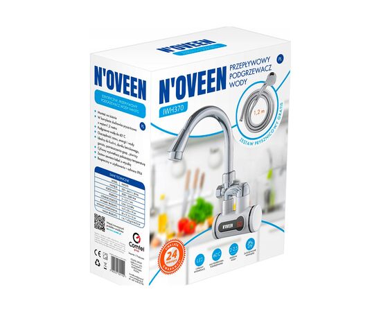 Проточный водонагреватель N'oveen IWH370, изображение 5 Проточный водонагреватель N'oveen IWH370, изображение 5