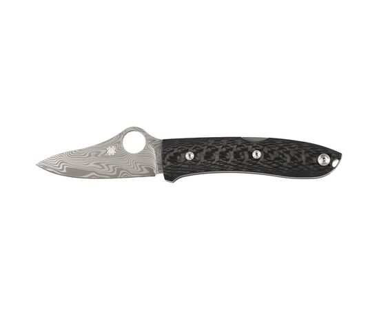 Ніж Spyderco SpyOpera Carbon Fiber Damasteel Thor (C255CFPD)