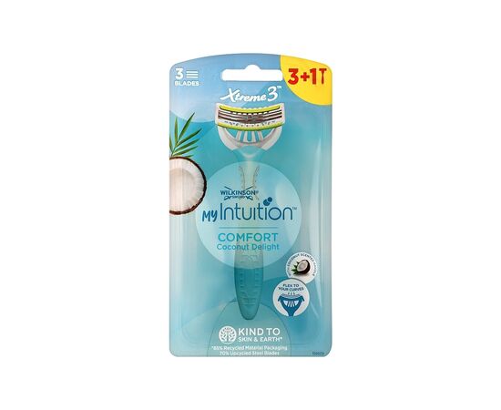 Бритва Wilkinson Sword Xtreme 3 Comfort Coconut Delight 3+1 шт. (4027800319626)