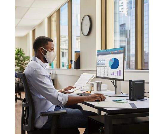 Компьютер HP Pro 400 G9 Mini / i3-12100T, 8, 512, WiFi, кл+м, Win11P (885H4EA), изображение 11