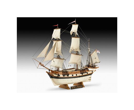 Сборная модель Revell Барк H.M.S. Beagle уровень 4 масштаб 1:96 (RVL-05458), изображение 2 Сборная модель Revell Барк H.M.S. Beagle уровень 4 масштаб 1:96 (RVL-05458), изображение 2