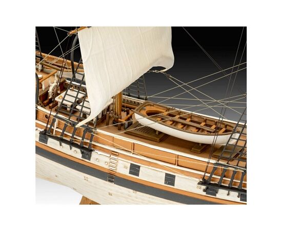 Сборная модель Revell Барк H.M.S. Beagle уровень 4 масштаб 1:96 (RVL-05458), изображение 5 Сборная модель Revell Барк H.M.S. Beagle уровень 4 масштаб 1:96 (RVL-05458), изображение 5