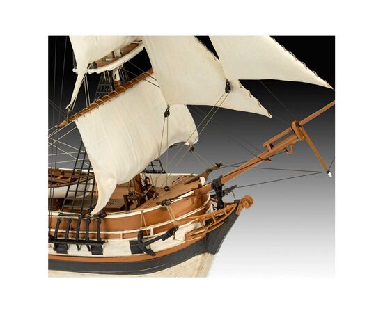 Сборная модель Revell Барк H.M.S. Beagle уровень 4 масштаб 1:96 (RVL-05458), изображение 6 Сборная модель Revell Барк H.M.S. Beagle уровень 4 масштаб 1:96 (RVL-05458), изображение 6