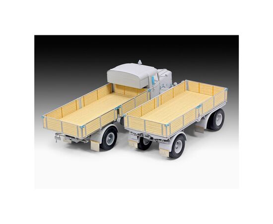 Сборная модель Revell Грузовая машина Büssing 8000 S13 с прицепом 5 масштаб 1:24 (RVL-07580), изображение 5 Сборная модель Revell Грузовая машина Büssing 8000 S13 с прицепом 5 масштаб 1:24 (RVL-07580), изображение 5