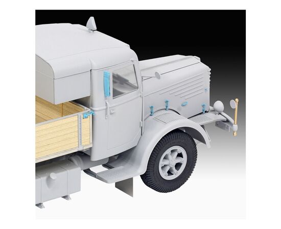 Сборная модель Revell Грузовая машина Büssing 8000 S13 с прицепом 5 масштаб 1:24 (RVL-07580), изображение 6 Сборная модель Revell Грузовая машина Büssing 8000 S13 с прицепом 5 масштаб 1:24 (RVL-07580), изображение 6