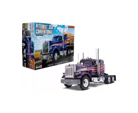 Сборная модель Revell Грузовой тягач Peterbilt 359 уровень 4 масштаб 1:25 (RVL-11506)