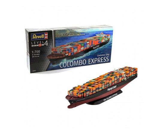 Сборная модель Revell Контейнеровоз Colombo Express 4 масштаб 1:700 (RVL-05152)