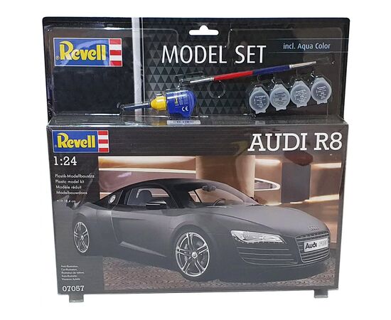 Сборная модель Revell Набор автомобиль Audi R8 уровень 4 масштаб 1:24 (RVL-67057)