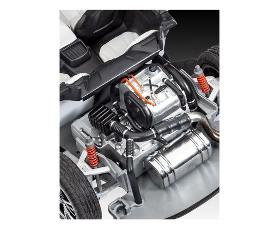 Сборная модель Revell Набор автомобиль BMW i8 уровень 4 масштаб 1:24 (RVL-67008), изображение 3 Сборная модель Revell Набор автомобиль BMW i8 уровень 4 масштаб 1:24 (RVL-67008), изображение 3