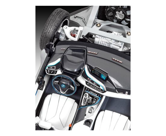 Сборная модель Revell Набор автомобиль BMW i8 уровень 4 масштаб 1:24 (RVL-67008), изображение 4 Сборная модель Revell Набор автомобиль BMW i8 уровень 4 масштаб 1:24 (RVL-67008), изображение 4