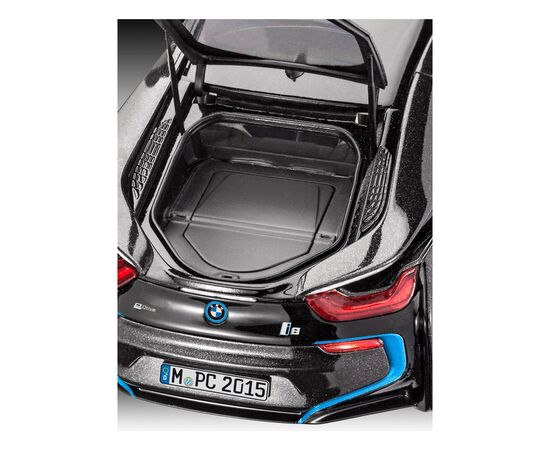 Сборная модель Revell Набор автомобиль BMW i8 уровень 4 масштаб 1:24 (RVL-67008), изображение 5 Сборная модель Revell Набор автомобиль BMW i8 уровень 4 масштаб 1:24 (RVL-67008), изображение 5