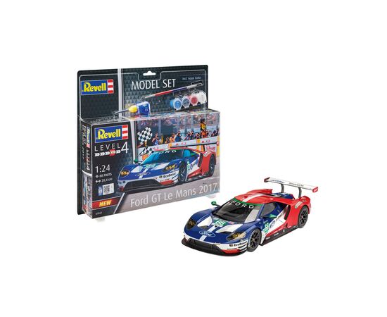 Сборная модель Revell Набор автомобиль Ford GT - Le Mans уровень 4 масштаб 1:24 (RVL-67041)