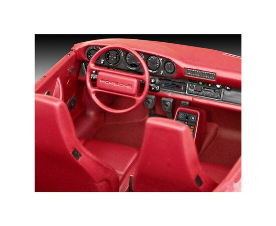 Сборная модель Revell Набор автомобиль Porsche 911 Carrera 3.2 Coupé уровень 3 масштаб 1:24 (RVL-67688), изображение 6 Сборная модель Revell Набор автомобиль Porsche 911 Carrera 3.2 Coupé уровень 3 масштаб 1:24 (RVL-67688), изображение 6