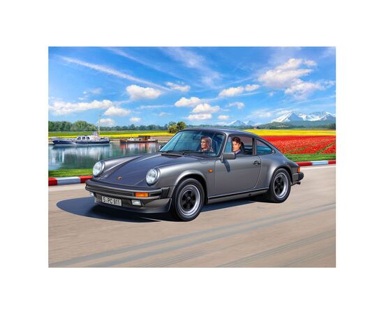 Сборная модель Revell Набор автомобиль Porsche 911 Carrera 3.2 Coupé уровень 3 масштаб 1:24 (RVL-67688), изображение 8 Сборная модель Revell Набор автомобиль Porsche 911 Carrera 3.2 Coupé уровень 3 масштаб 1:24 (RVL-67688), изображение 8