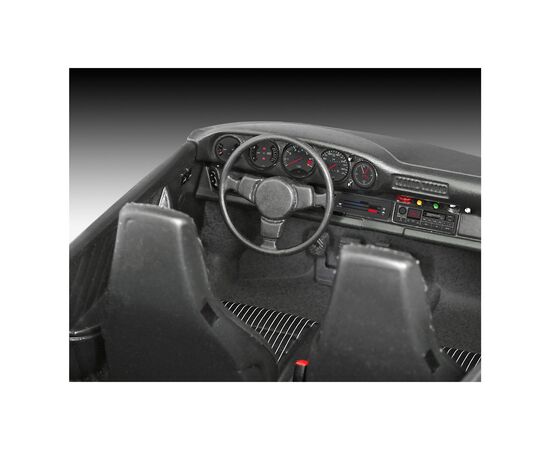 Сборная модель Revell Набор автомобиль Porsche 911 Carrera 3.2 Targa уровень 3 масштаб 1:24 (RVL-67689), изображение 6 Сборная модель Revell Набор автомобиль Porsche 911 Carrera 3.2 Targa уровень 3 масштаб 1:24 (RVL-67689), изображение 6