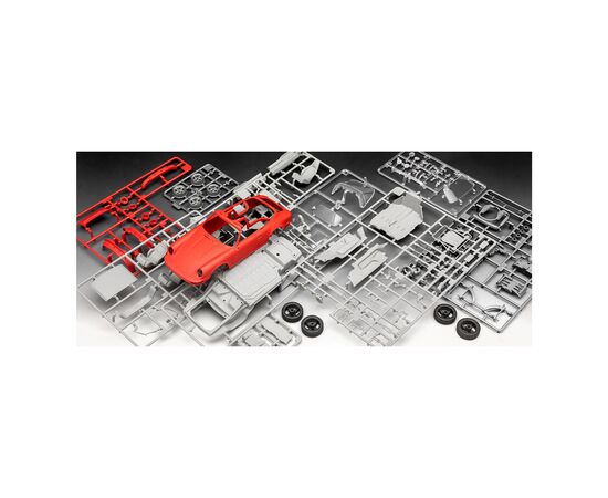 Сборная модель Revell Набор автомобиль Porsche 911 Carrera 3.2 Targa уровень 3 масштаб 1:24 (RVL-67689), изображение 7 Сборная модель Revell Набор автомобиль Porsche 911 Carrera 3.2 Targa уровень 3 масштаб 1:24 (RVL-67689), изображение 7