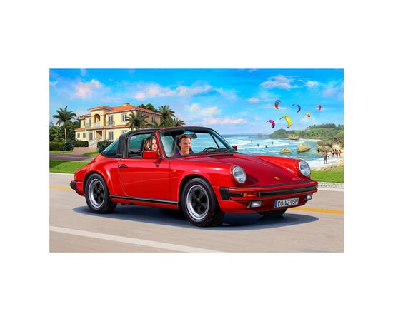Сборная модель Revell Набор автомобиль Porsche 911 Carrera 3.2 Targa уровень 3 масштаб 1:24 (RVL-67689), изображение 8 Сборная модель Revell Набор автомобиль Porsche 911 Carrera 3.2 Targa уровень 3 масштаб 1:24 (RVL-67689), изображение 8